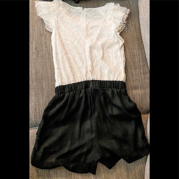 WISEME Black and White Romper - Picture 2 of 3